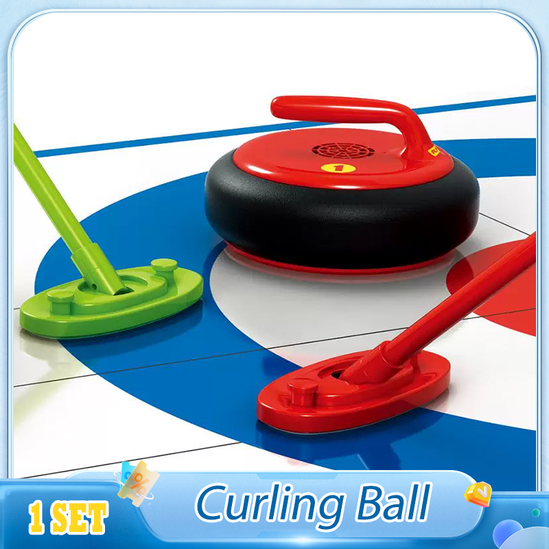 Kids Outdoor Hockey Set - Curling topu Set elektrikli askıya ışık