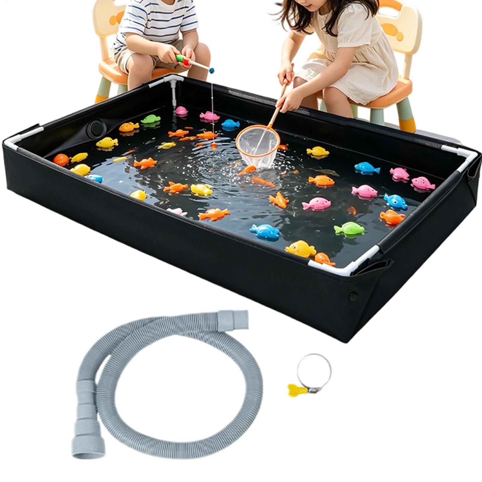 Kids Outdoor Picnic Table - Katlanabilir Kum Havuzu Su Oyun Masası,