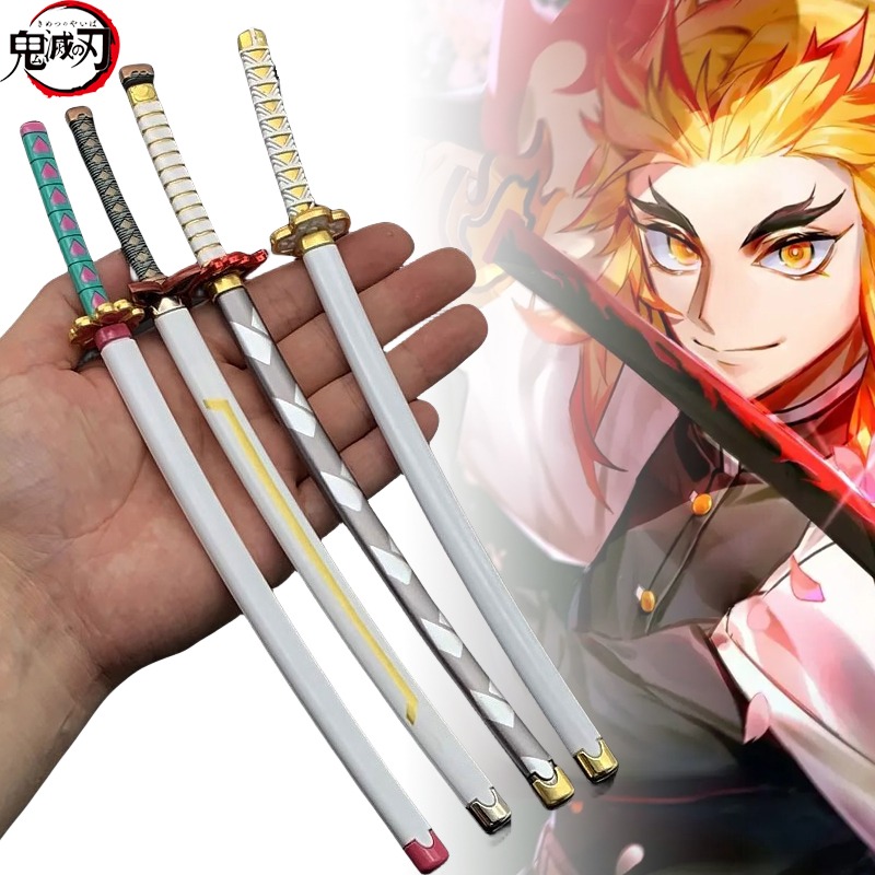 Kids Outdoor Ninja Equipment - 26cm Demon Sayaer Katana Metal Suord