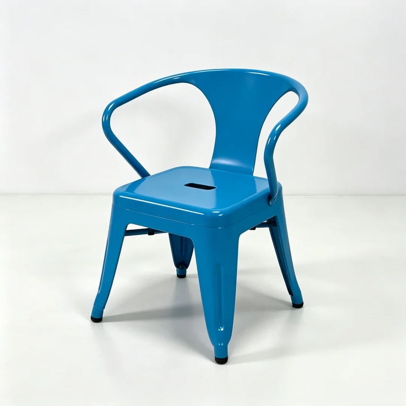 Kids Outdoor Chair Plastic - Sevimli Pembe Siyah Beyaz Mavi Yeşil