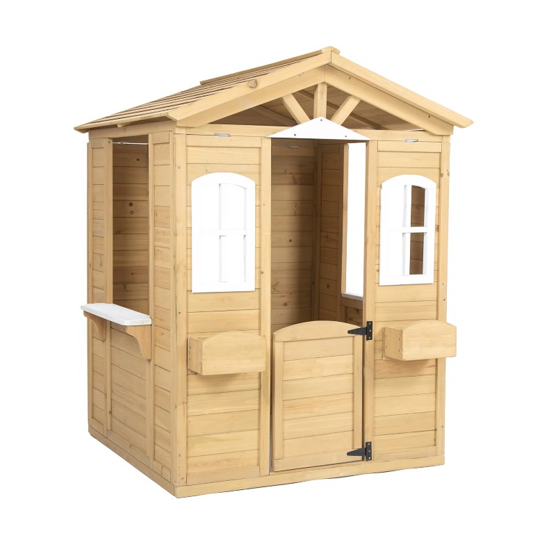 Kids Outdoor Furniture - Çocuklar İçin Modern Klasik Ahşap Oyun