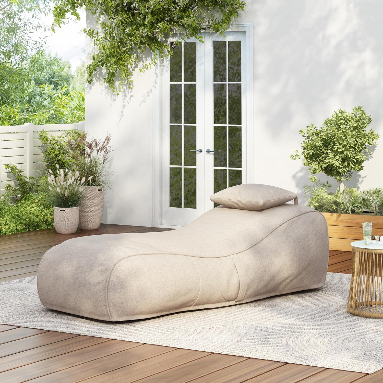 Kids Outdoor Lounger Chair - Morton Fasulye Torbası Koltuk, Yetişkinler ve