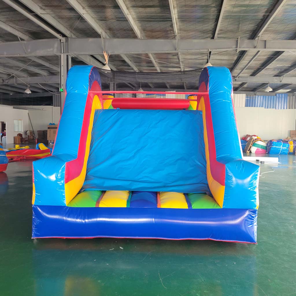 Kids Outdoor House With Slide - Dev Şişme Engel Parkuru Zıplama Şatosu,