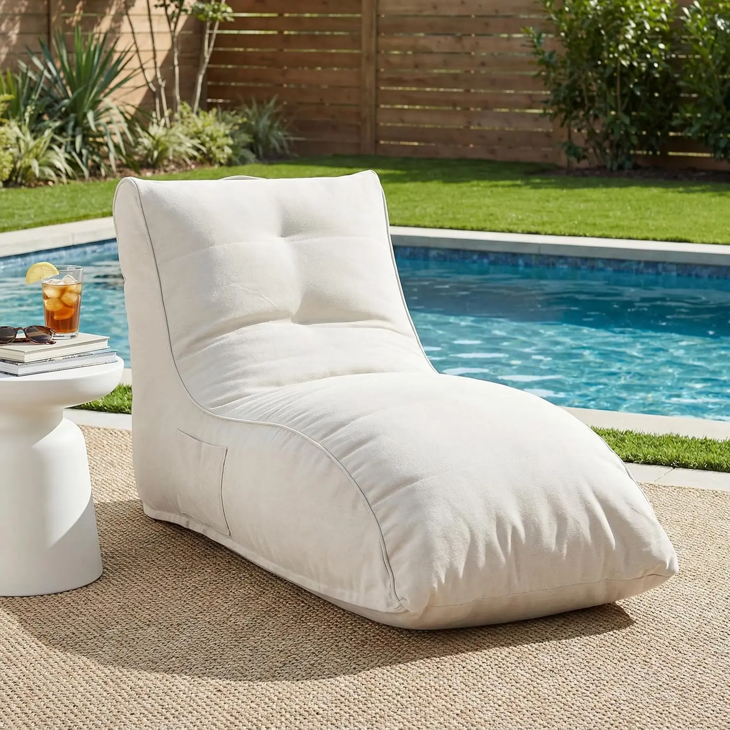 Kids Outdoor Lounger Chair - Ethel Dış Mekan Koltuk Minderi, Yetişkinler