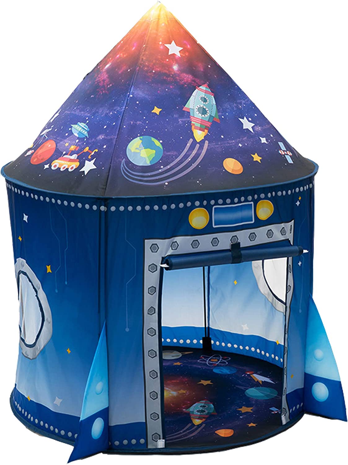 Kids Outdoor Play Yard - Roket Gemi Çocuk Çadırı Pop Up