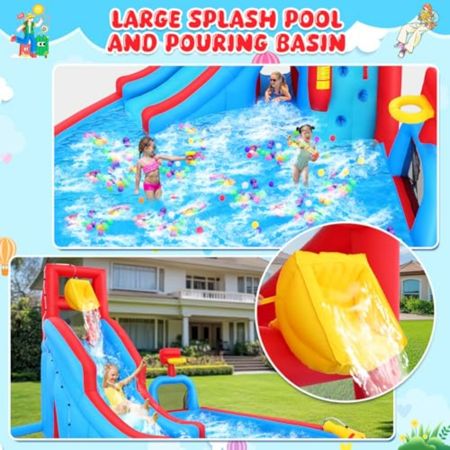 Çocuklar için arka bahçe açık  - Kids Outdoor House With Slide incelemesi ve fiyatı