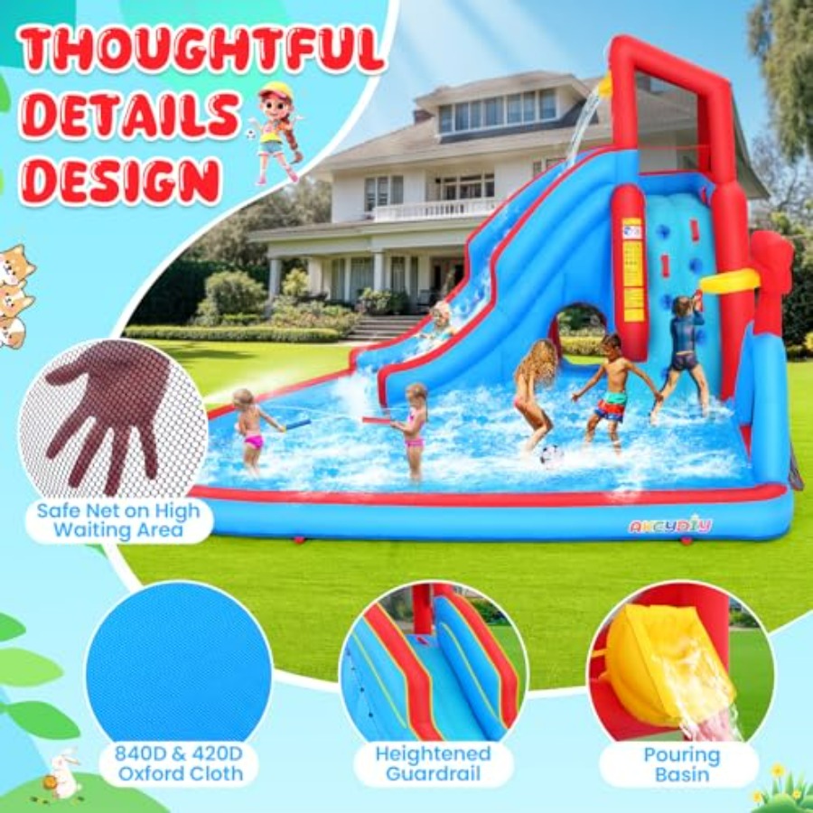 Çocuklar için arka bahçe açık  - Kids Outdoor House With Slide incelemesi ve fiyatı