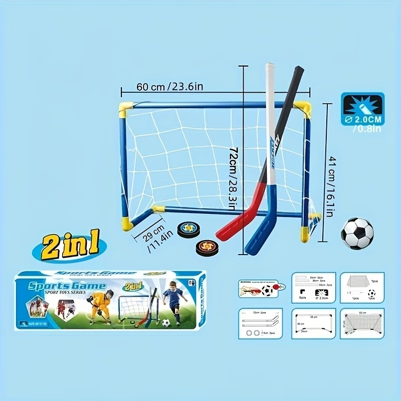 2'si 1 Arada Çocuklar İçin Hok - Kids Outdoor Hockey Set incelemesi ve fiyatı