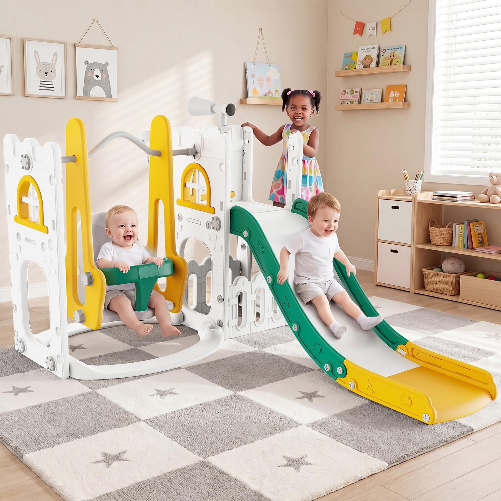 7'si 1 Arada Çocuk Kaydırağı v - Kids Outdoor Slide Set incelemesi ve fiyatı