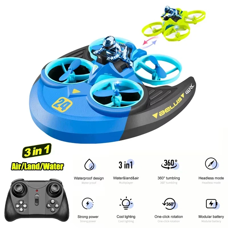 3'ü 1 Arada Kara Hava Deniz RC - Kids Outdoor Quad incelemesi ve fiyatı