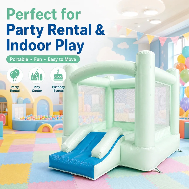 Nane Yeşili Taşınabilir Ticari - Kids Outdoor House With Slide incelemesi ve fiyatı