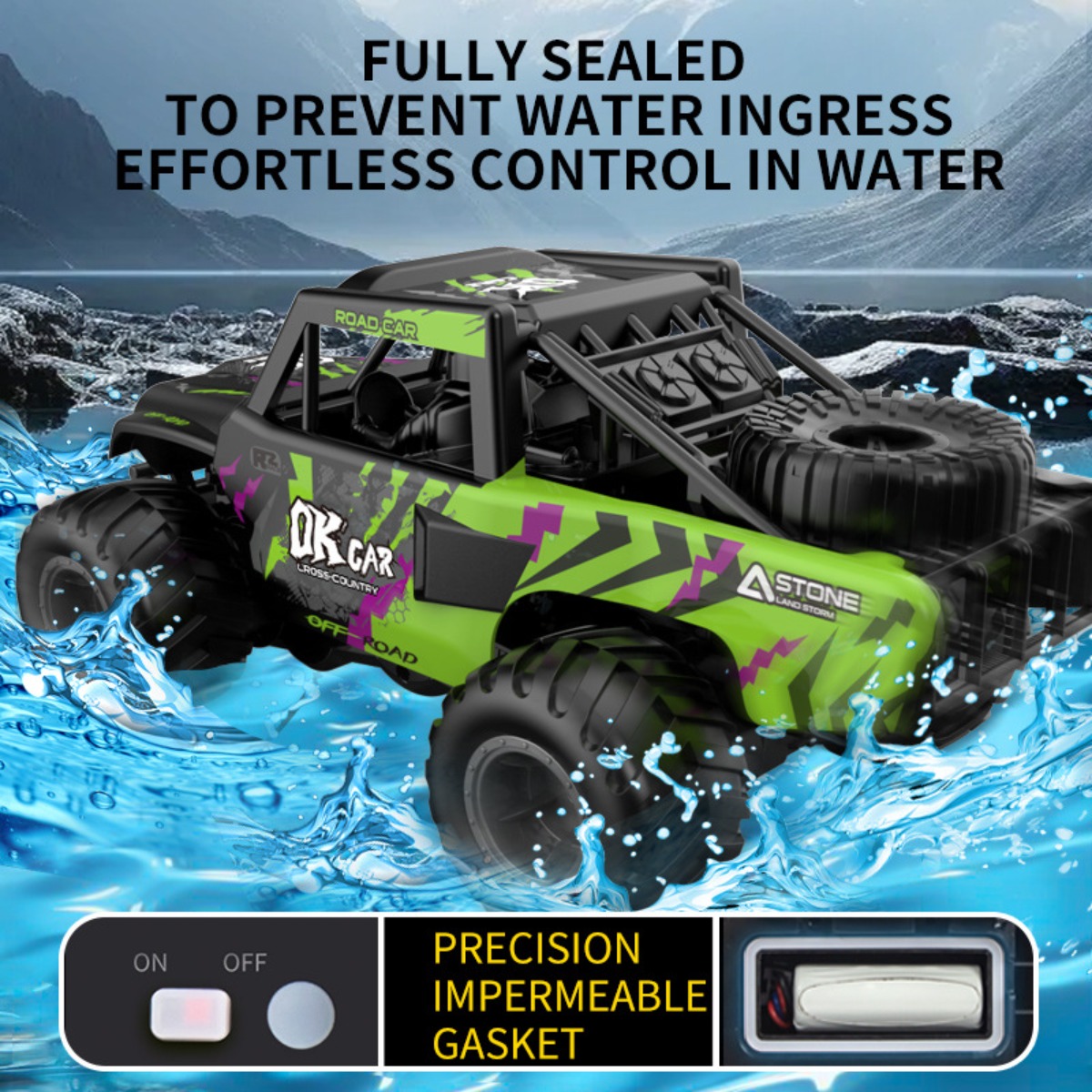 Amfibi RC Araba 4WD Arazi Tırm - Kids Outdoor Electric Car incelemesi ve fiyatı