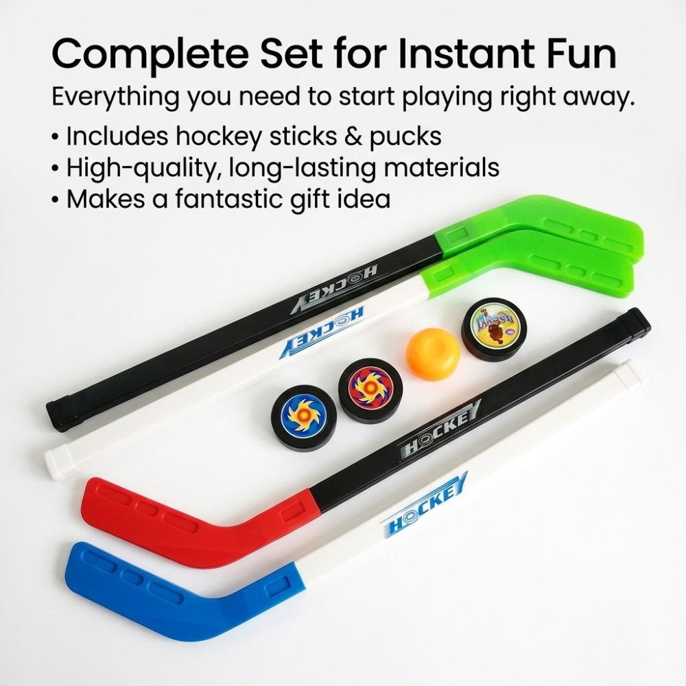 Plastik Oyuncak Hokey Sopası 7 - Kids Outdoor Hockey Set incelemesi ve fiyatı