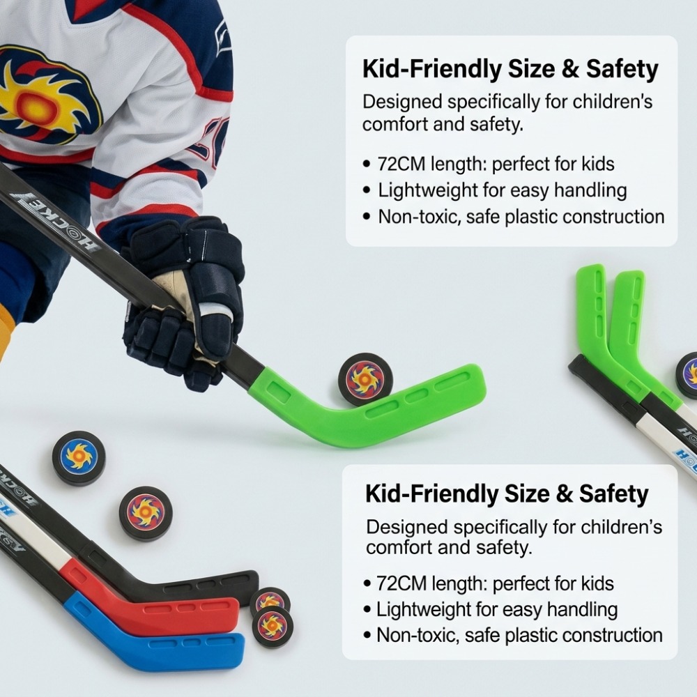 Plastik Oyuncak Hokey Sopası 7 - Kids Outdoor Hockey Set incelemesi ve fiyatı
