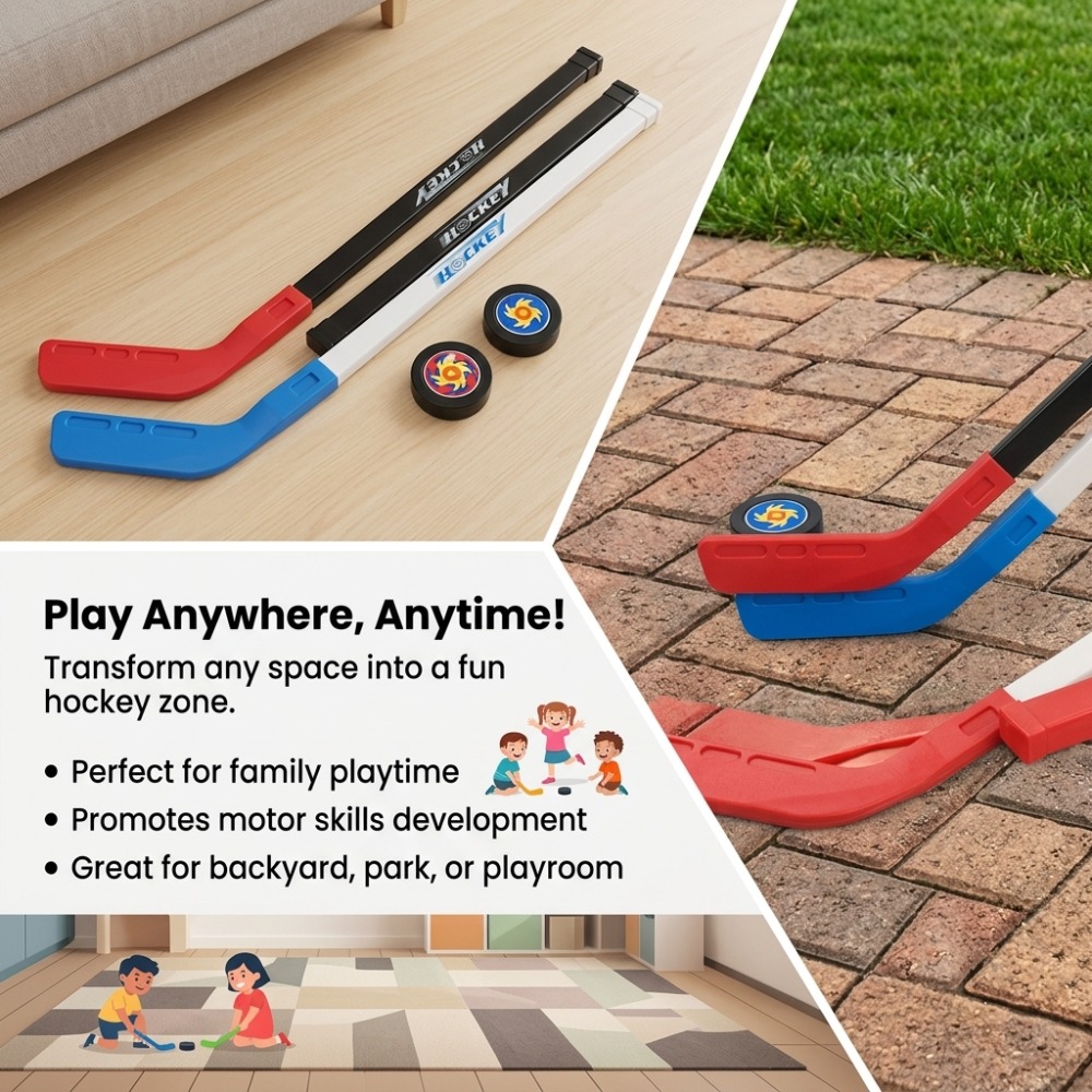 Plastik Oyuncak Hokey Sopası 7 - Kids Outdoor Hockey Set incelemesi ve fiyatı