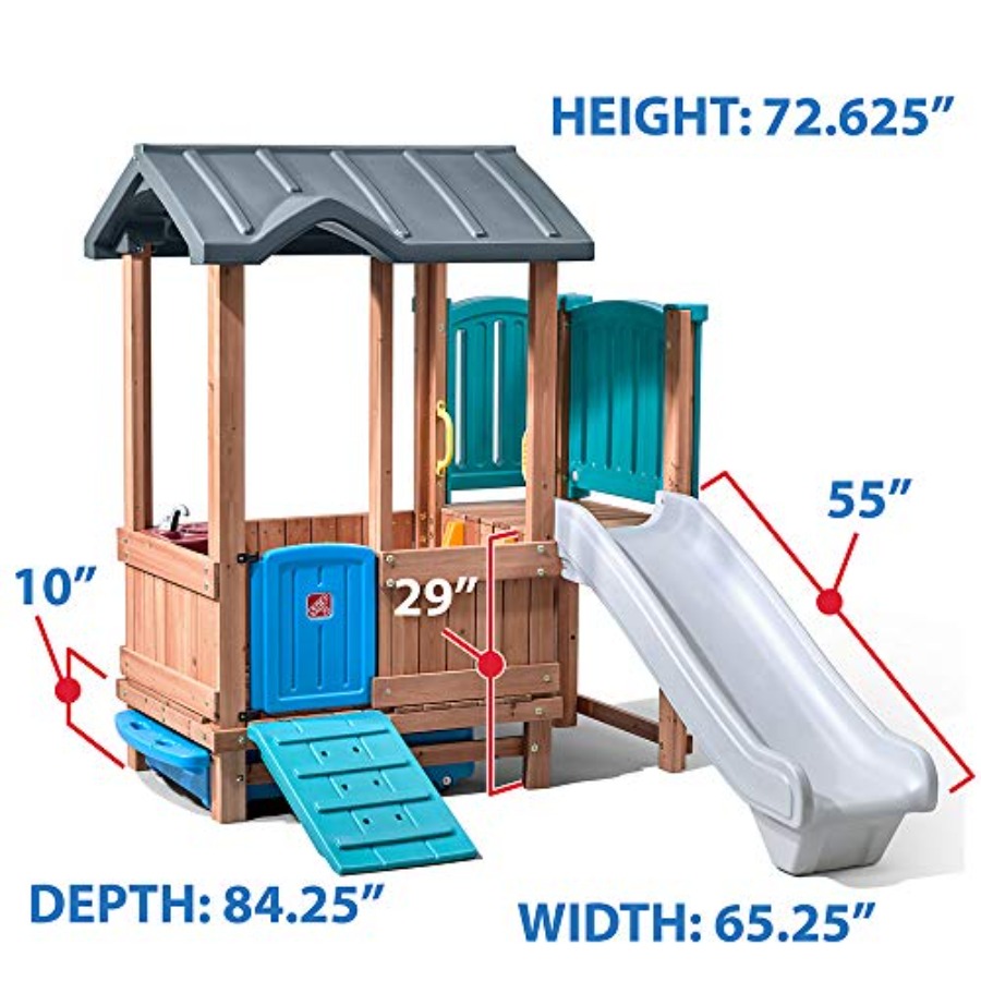 Ormanlık Macera Oyun Evi ve Ka - Kids Outdoor Slide Set incelemesi ve fiyatı