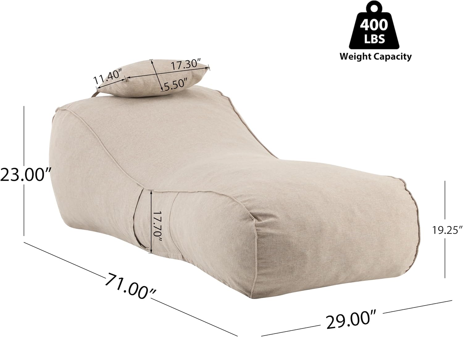 Morton Fasulye Torbası Koltuk, - Kids Outdoor Lounger Chair incelemesi ve fiyatı