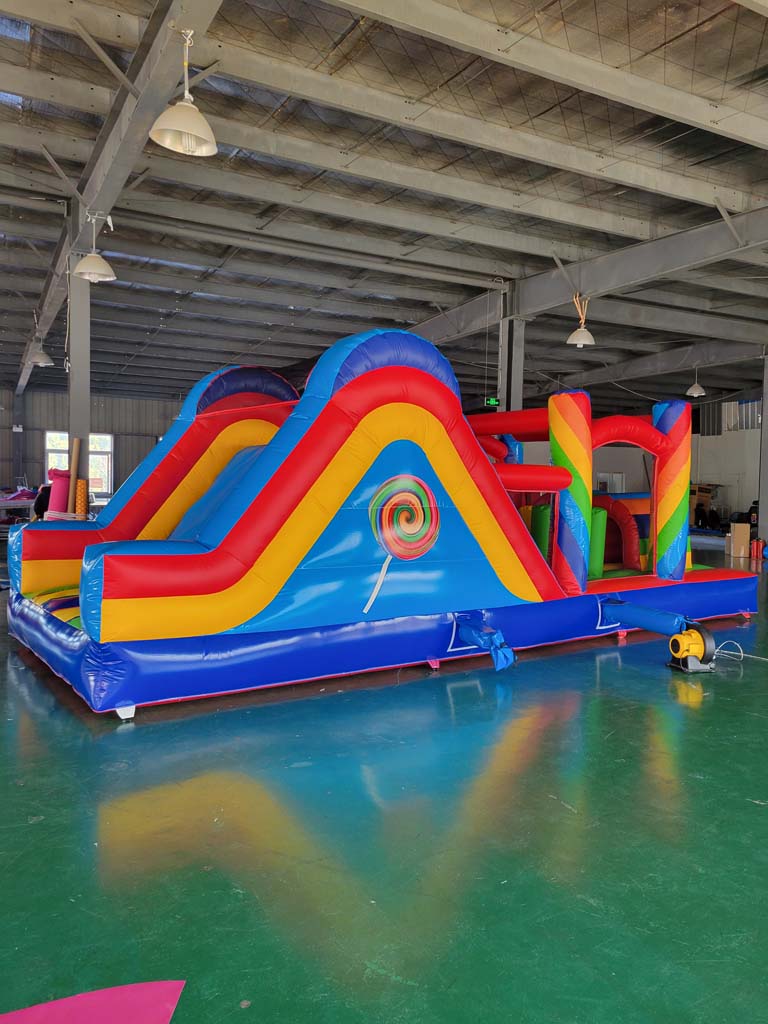 Dev Şişme Engel Parkuru Zıplam - Kids Outdoor House With Slide incelemesi ve fiyatı