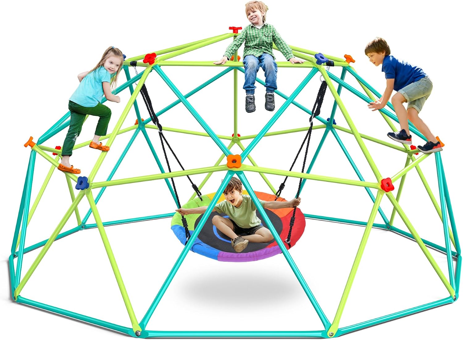 10 ft Tırmanma Kupası Salıncak - Kids Outdoor Jungle Gym incelemesi ve fiyatı