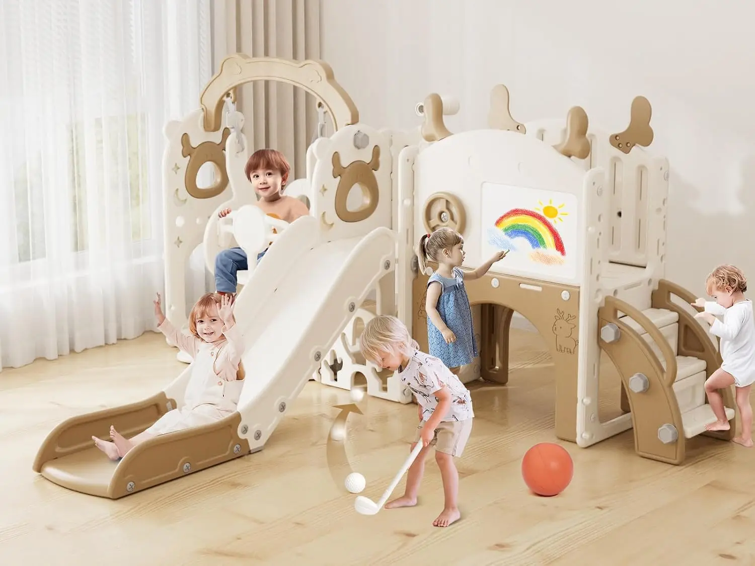 13'ü 1 arada Çocuk Kaydırağı v - Kids Outdoor Slide Set incelemesi ve fiyatı