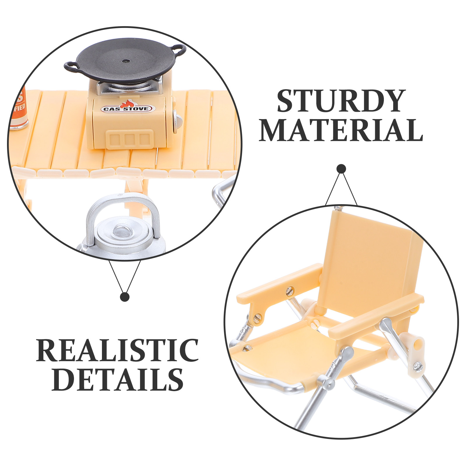 1 Set Minyatür Kamp Mobilyası: - Kids Outdoor Chair Plastic incelemesi ve fiyatı