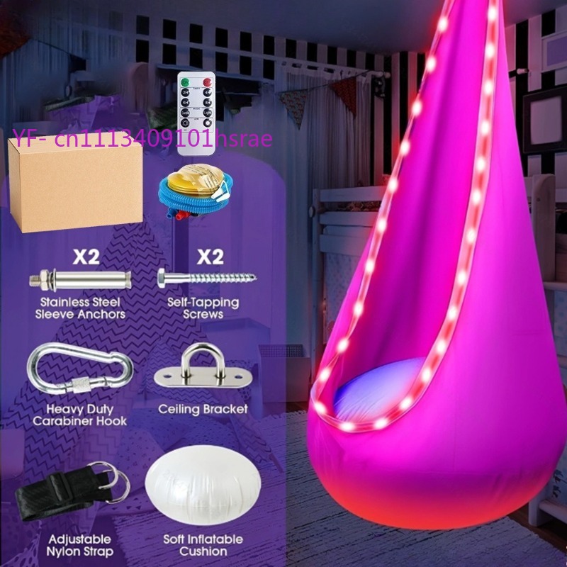 Parlayan LED'li Şişme Hamak Ta - Kids Outdoor Swing Chair incelemesi ve fiyatı