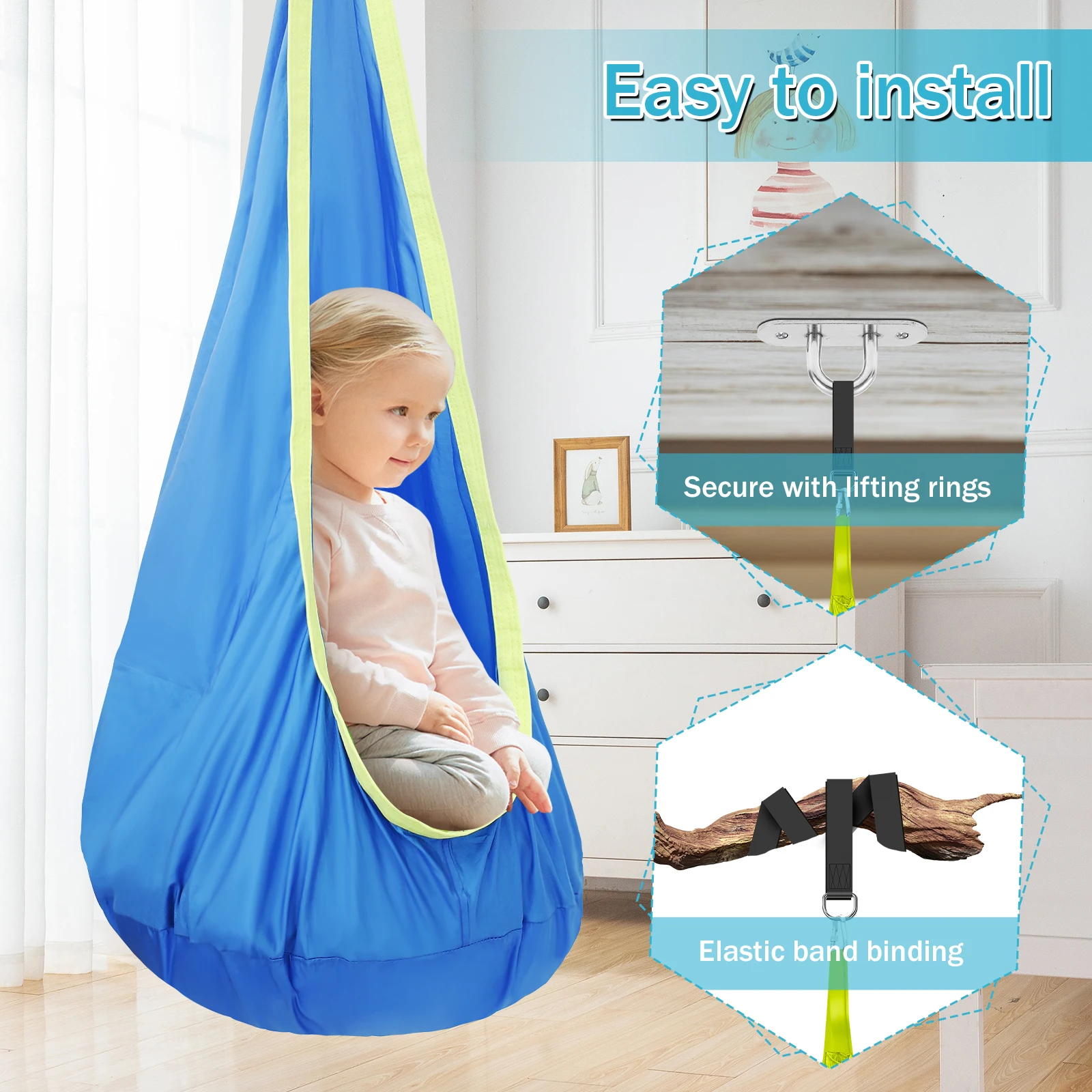 Sandalye Duyusal Salıncak Sand - Kids Outdoor Swing Chair incelemesi ve fiyatı
