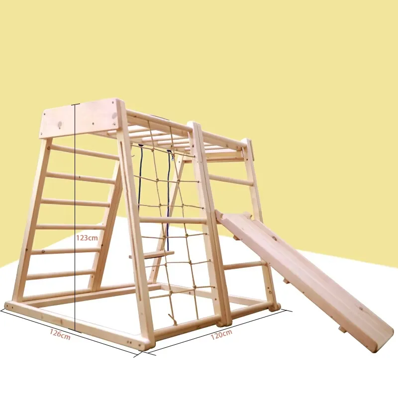 Çocuklar için Montessori Ahşap - Kids Outdoor Wooden Climbing Frame incelemesi ve fiyatı